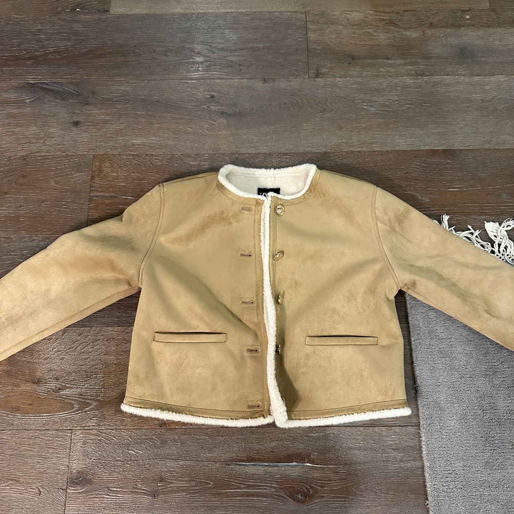Zara suede jacket